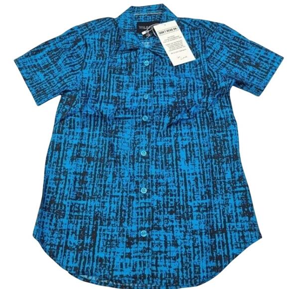 Wildfang Tops - Wildfang The Essential Button Up, Blue Weave, Deadstock, Unisex Size XS, NWT